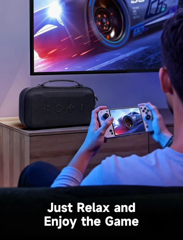 Alt view image 7 of 7 - Carrying Case for Lenovo Legion Go/Go S/Go 2, Large Hard Travel Bag