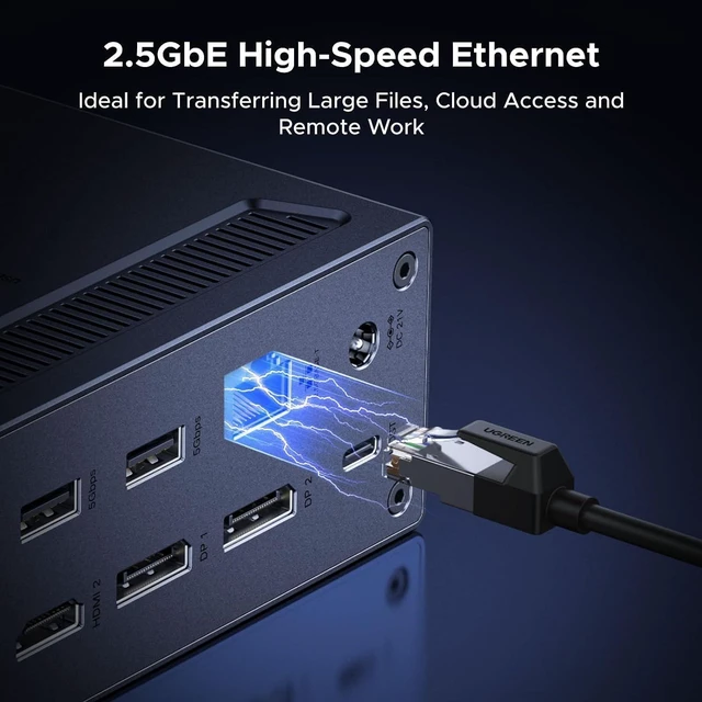 Alt view image 7 of 7 - USB-C DisplayLink Docking Station, Quad Monitor, Driver Required