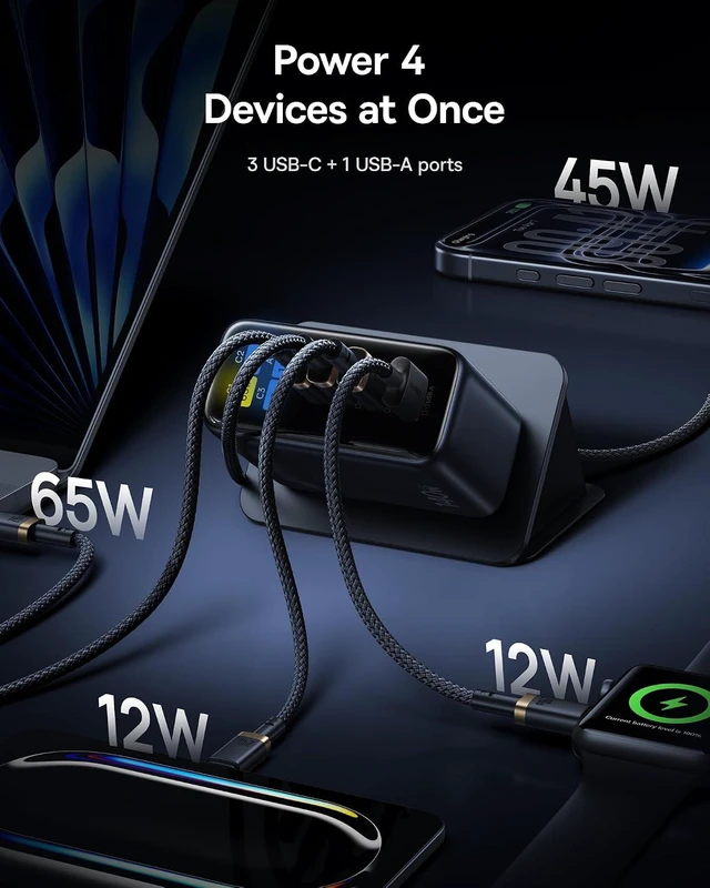 Alt view image 4 of 7 - Picogo 140W USB C Charger, 4-Port Fast Charging Block Laptop Charger