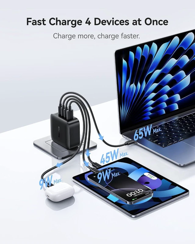 Alt view image 5 of 7 - PD3.1 140W USB C Charger PPS Fast Charger Type C Fast Charging Block