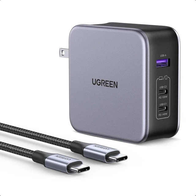 Alt view image 2 of 7 - 140W USB C Charger & 240W 6.6FT USB C to USB C Cable