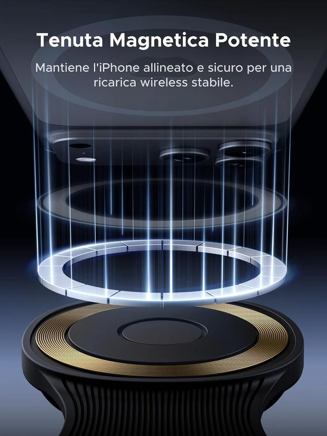 Alt view image 4 of 7 - MagFlow 25W Pocket-Sized 2-in-1 Foldable Wireless Charger
