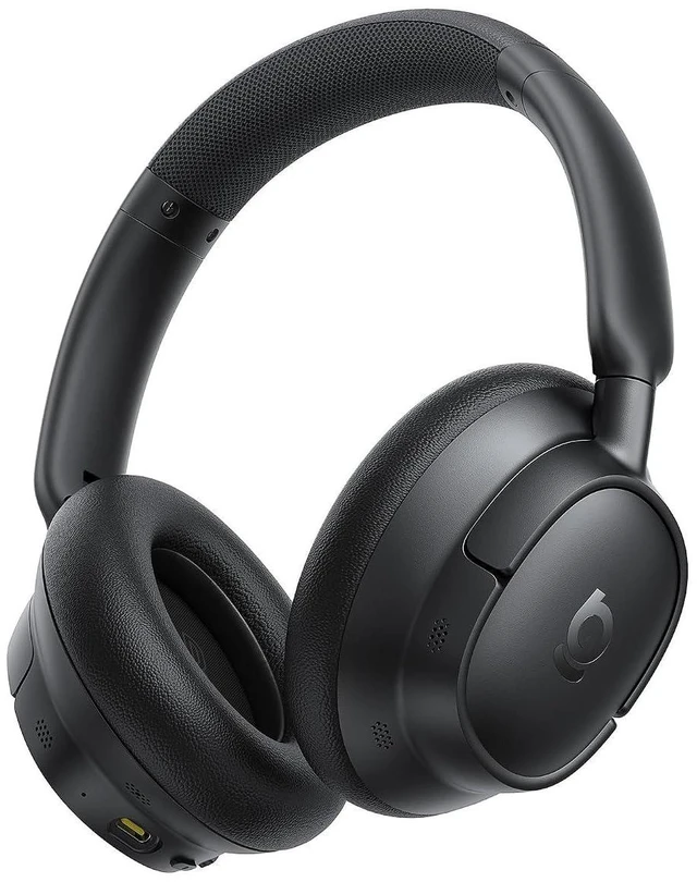 Main image of Bass BH1 NC Adaptive Active Noise Cancelling Headphones, Real-Time Adaptive Hybrid ANC, SuperBass 2.0, LDAC Hi-Res Sound, 80H Playtime, 5-Mic AI Clear Calls, Comfortable Fit, Bluetooth 6.0