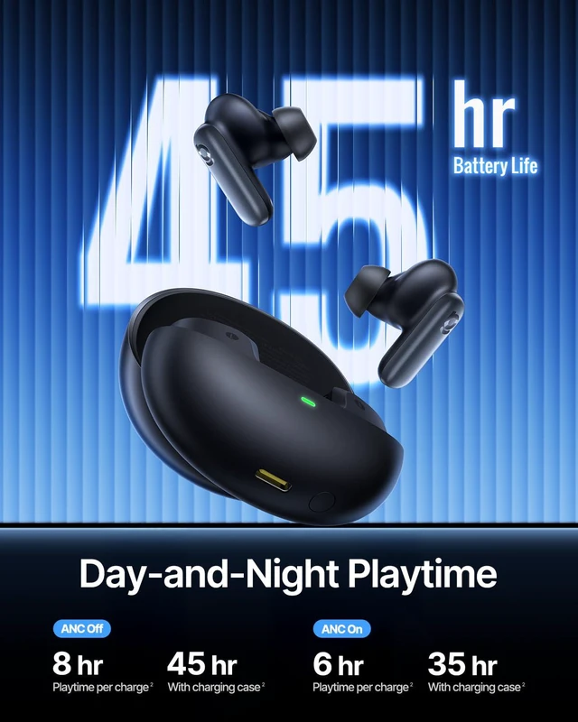 Alt view image 7 of 7 - Inspire XP1 Adaptive Noise Cancelling Earbuds, Sound by Bose, Dolby Audio, Premium Real-Time Adaptive ANC, Adaptive Tuning Sound, Natural Fit Design, 6-Mic Adaptive Clear Calls, 45H Playtime