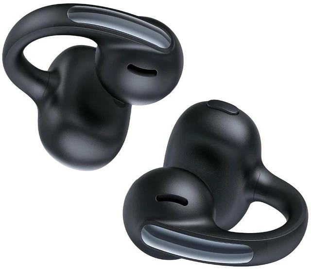 Main image of Bowie MC1 Open Ear Clip-On Earbuds, Adaptive Comfort with Anti-Drop Design, Impactful Sound with Adaptive Bass Boost, Adaptive Noise Cancelling Calls, IP57 Waterproof, 40H Playtime, Lightweight