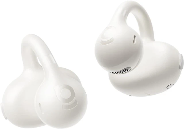 Main image of Bass BC1 Open Ear Earbuds Clip-On Headphones, Open-Ring Comfort with Tri-Curve Snug Clip, Powerful Sound with SuperBass, 4-Mic Clear Calls, IP55 Waterproof, 38H Playtime, Lightweight