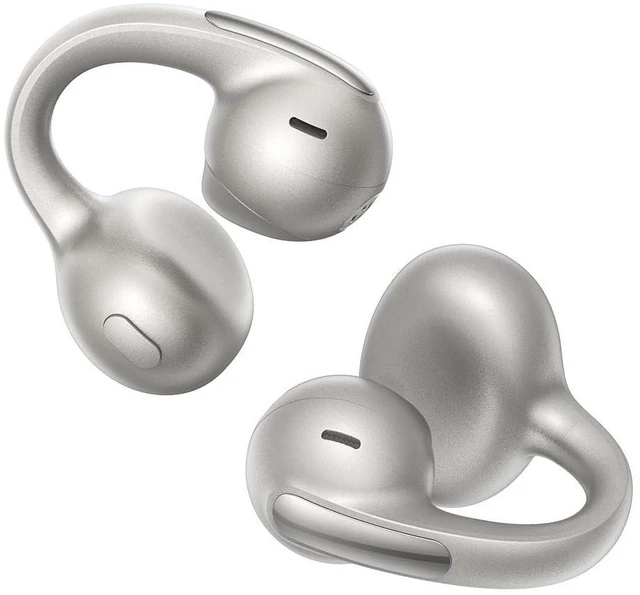 Main image of Bowie MC1 Pro Open Ear Clip-On Headphones, Hi-Res LDAC & HiFi4 Acoustic Sound, 5g Ultra-Lightweight Comfort, SuperBass 2.0, DNN 4-Mic AI Clear Calls, IP67 Waterproof, Bluetooth 6.0 (Titanium)
