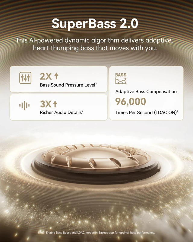Alt view image 7 of 7 - Bowie MC1 Pro Open Ear Clip-On Headphones, Hi-Res LDAC & HiFi4 Acoustic Sound, 5g Ultra-Lightweight Comfort, SuperBass 2.0, DNN 4-Mic AI Clear Calls, IP67 Waterproof, Bluetooth 6.0 (Titanium)