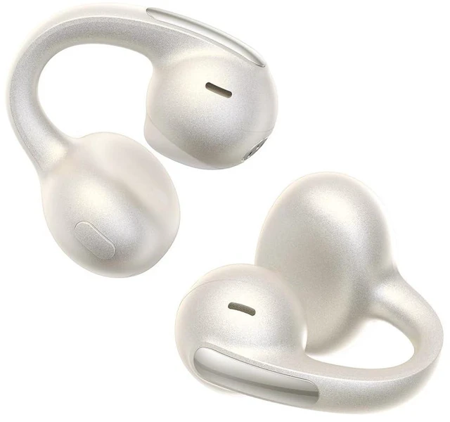 Main image of Bowie MC1 Pro Open Ear Clip-On Headphones, Hi-Res LDAC & HiFi4 Acoustic Sound, 5g Ultra-Lightweight Comfort, SuperBass 2.0, DNN 4-Mic AI Clear Calls, IP67 Waterproof, Bluetooth 6.0 (White)