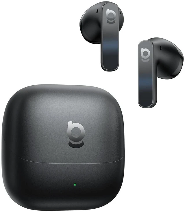 Main image of BS1 NC Semi-in-Ear Noise Cancelling Earbuds with Adaptive Hybrid ANC, No Ear Pressure, Hi-Res Audio (LDAC), 40H Playtime, 4g Ultra-Lightweight Fit, 6-Mic AI Clear Call