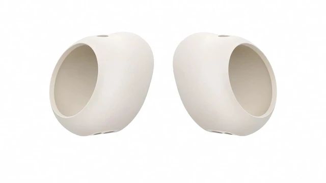 Main image of Replacement Silicone Ear Tips for Bowie MC2 Clip-On Earbuds, 1 Pair (White, S/M/L/XL)