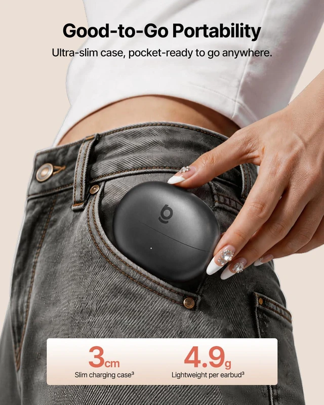 Alt view image 4 of 7 - Bowie MC2 S Open-Ear Earbuds, Clip-On Earbuds for Women