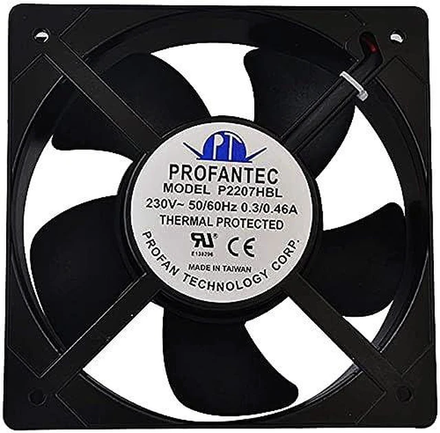 Main image of P2207HBL Axial Fan 205×205×72mm, AC220V 0.3A, Dual Ball Bearing,for Inverter/Industrial/Rail Transit Controller Cooling