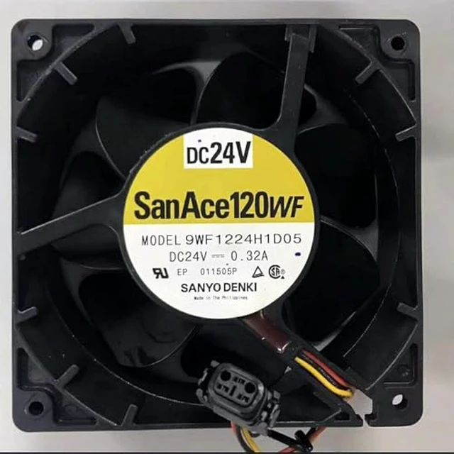 Main image of 1 PCS 9WF1224H1D05 24V 0.32A 120×120×38mm Cooling Fan