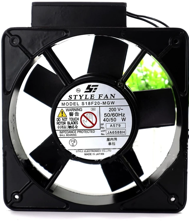 Main image of S18F20-MGW Fan 200V 40/50W 18CM 180×65mm Cooling Fan S18F20-MGW