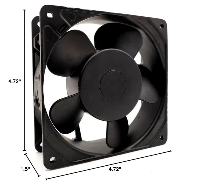 Alt view image 3 of 3 - for 4715MS-12T-B5A-D00 AC AXIAL Fan