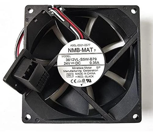 Main image of 1 PCS 3612VL-S5W-B79 A90L-0001-0577 24V 0.35A 92×92×32mm Fanuc System Fan
