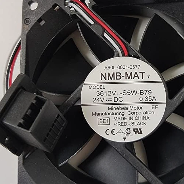 Alt view image 3 of 3 - 1 PCS 3612VL-S5W-B79 A90L-0001-0577 24V 0.35A 92×92×32mm Fanuc System Fan