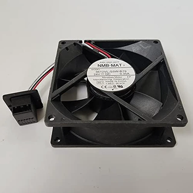 Alt view image 2 of 3 - 1 PCS 3612VL-S5W-B79 A90L-0001-0577 24V 0.35A 92×92×32mm Fanuc System Fan