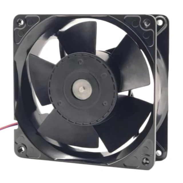Alt view image 2 of 2 - 1 PCS 4114NH6 24V 2.7A 65W 120×120×38mm 4114 NH6 2-Wire Cooling Fan