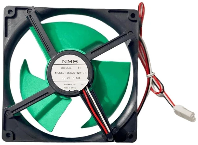 Main image of 1 PCS 12539JE-12K-BT DC12V 0.16A 3-Wire Refrigerator Cooling Fan