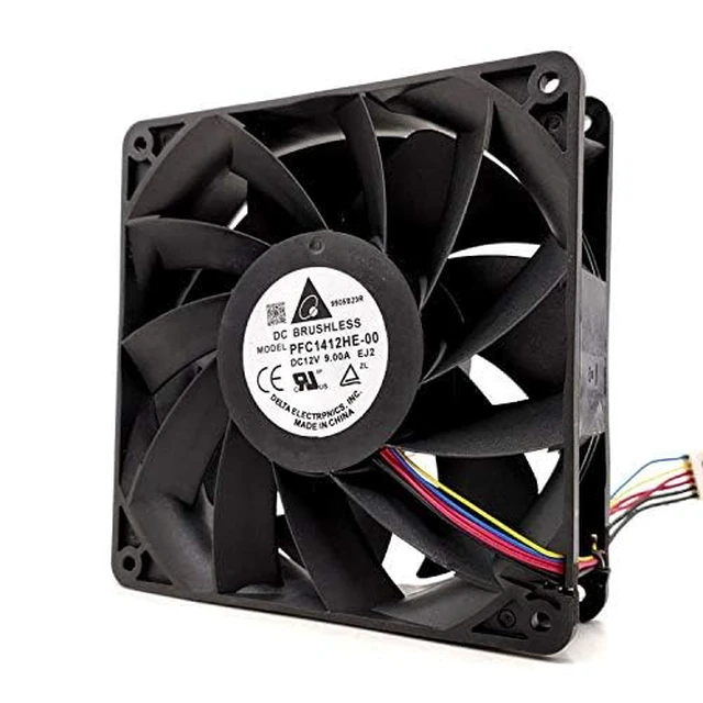 Alt view image 2 of 4 - 1 PCS PFC1412HE 12V 9.00A 140×140×38mm Violent Server Cooling Fan