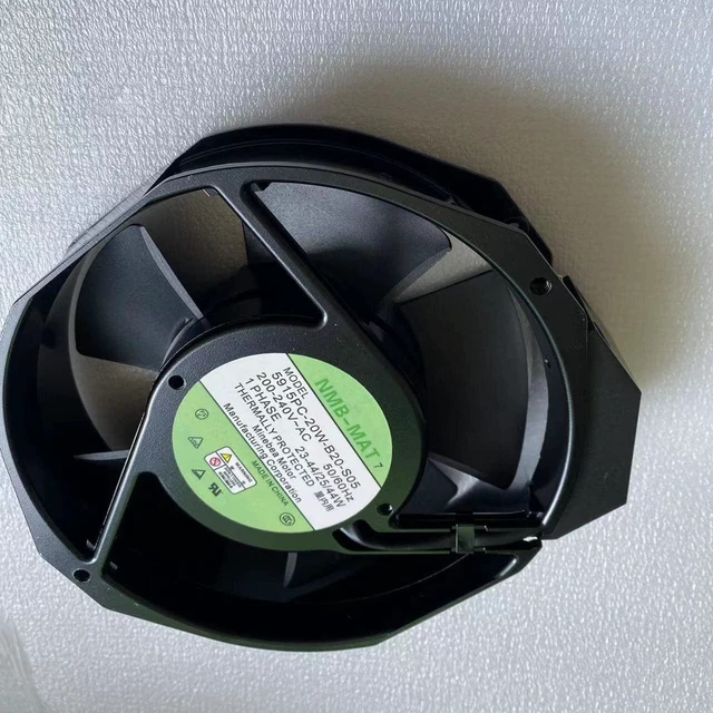 Alt view image 2 of 3 - 5915PC-20W-B20-S05 Fan 200-240VAC 23/44/25/44W 17CM Cooling Fan