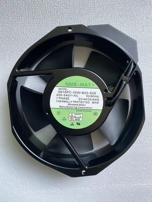 Main image of 5915PC-20W-B20-S05 Fan 200-240VAC 23/44/25/44W 17CM Cooling Fan