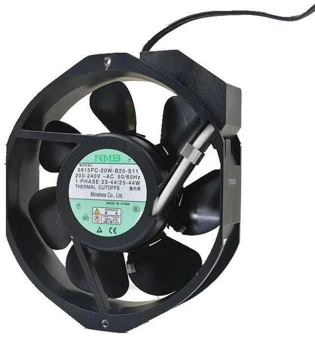 Alt view image 2 of 2 - for 5915PC-20W-B20-S11 Fan 200-240V 23-44/25-44W 2-Wire Cooling Fan