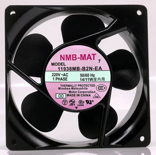 Main image of 1 PCS 11938MB-B2N-EA 220V 14/11W 120×120×38mm Cooling Fan