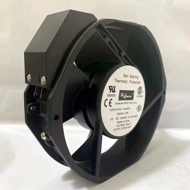 Alt view image 2 of 4 - 1 PCS 5915PC-12T-B30-A09 115VAC 200/240CFM 0.31/0.28A 172×150×38mm Cooling Fan