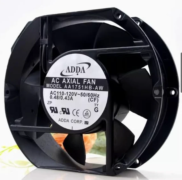 Alt view image 3 of 4 - 1 PCS AA1751HB-AW 110-120V 0.48/0.43A 17CM 17251 Cooling Fan