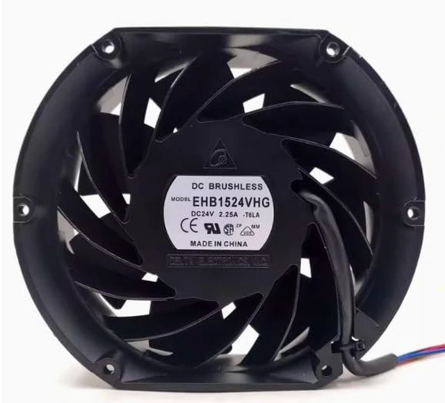 Alt view image 2 of 3 - 1 PCS EHB1524VHG 24V 2.25A 172×150×51mm 4-Wire Inverter Cooling Fan