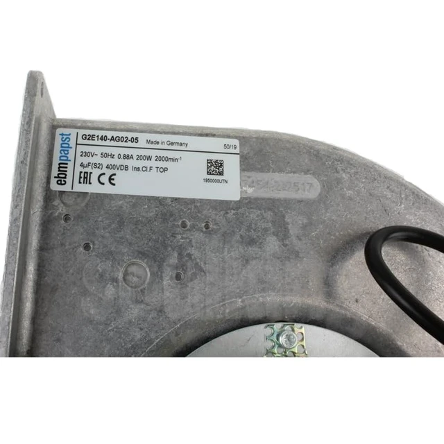 Alt view image 4 of 5 - 1 PCS G2E140-AG02-05 230V 200W Volute Centrifugal Cooling Fan