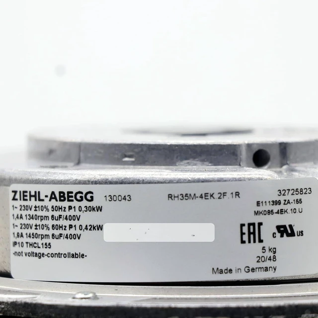 Alt view image 3 of 4 - 1 PCS RH35M-4EK.2F.1R 230V 1.4/1.9A Centrifugal Fan for Inverter Cooling Fan