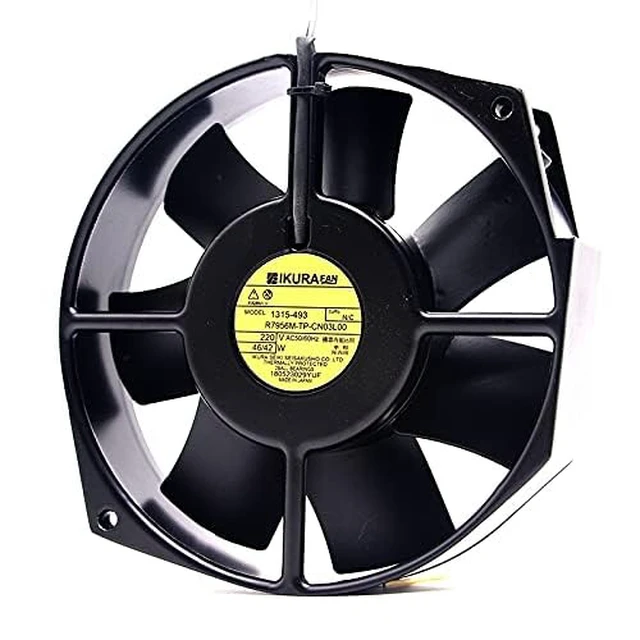 Alt view image 3 of 4 - 1 PCS URHS7956M-TP-CN03L00 220V 46/42W 172×150×38mm Cooling Fan