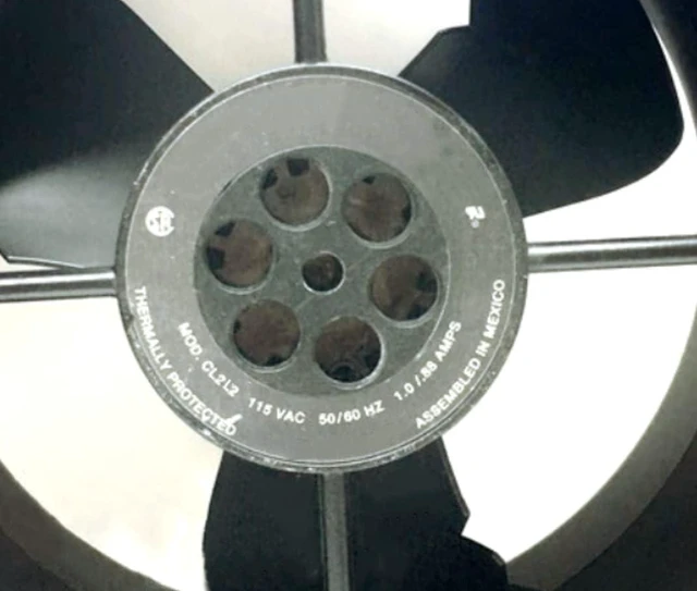 Alt view image 3 of 4 - 1 PCS CL2L2 115V 1.0/0.88A 254×89mm 2-Wire Cooling Fan