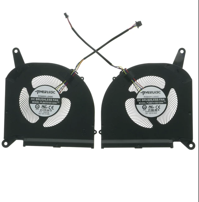 Main image of 7mm CPU & GPU Cooling Fan Set for Gigabyte AORUS 15G/15P/17G KB/SB/WB/XB & AERO 15 OLED/17 HDR XA/KB/SB/WB/XB/YB (RTX 20xx / GTX 1660) PLB07010S12HH / DFSCL12E064867 / DFSCM227163927