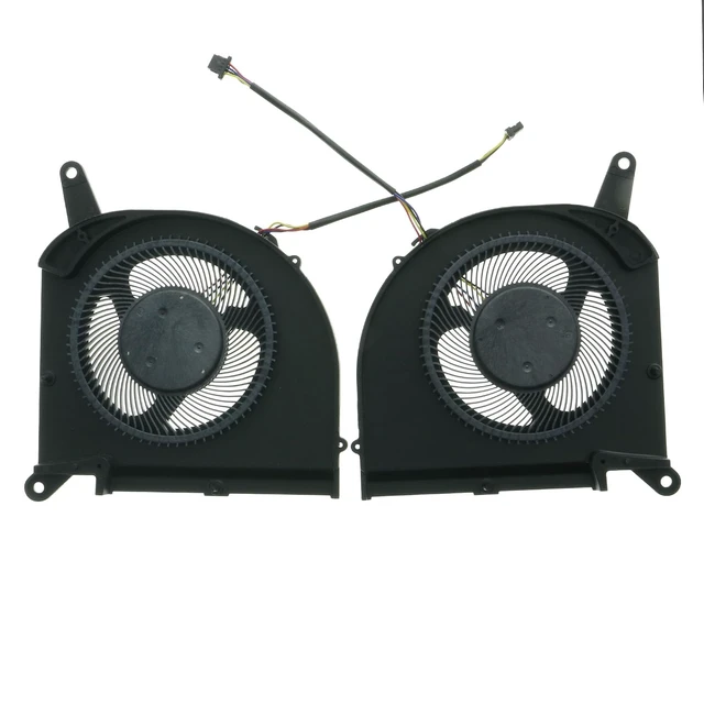 Alt view image 2 of 7 - 7mm CPU & GPU Cooling Fan Set for Gigabyte AORUS 15G/15P/17G KB/SB/WB/XB & AERO 15 OLED/17 HDR XA/KB/SB/WB/XB/YB (RTX 20xx / GTX 1660) PLB07010S12HH / DFSCL12E064867 / DFSCM227163927