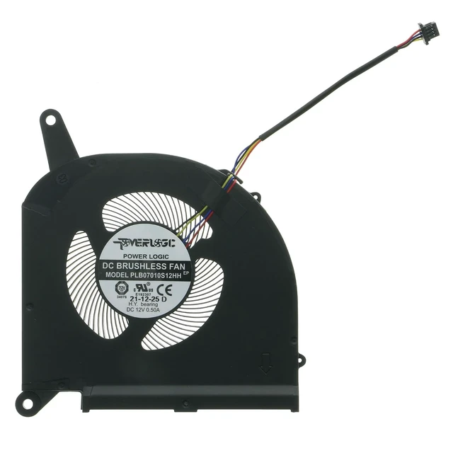 Alt view image 5 of 7 - 7mm CPU & GPU Cooling Fan Set for Gigabyte AORUS 15G/15P/17G KB/SB/WB/XB & AERO 15 OLED/17 HDR XA/KB/SB/WB/XB/YB (RTX 20xx / GTX 1660) PLB07010S12HH / DFSCL12E064867 / DFSCM227163927
