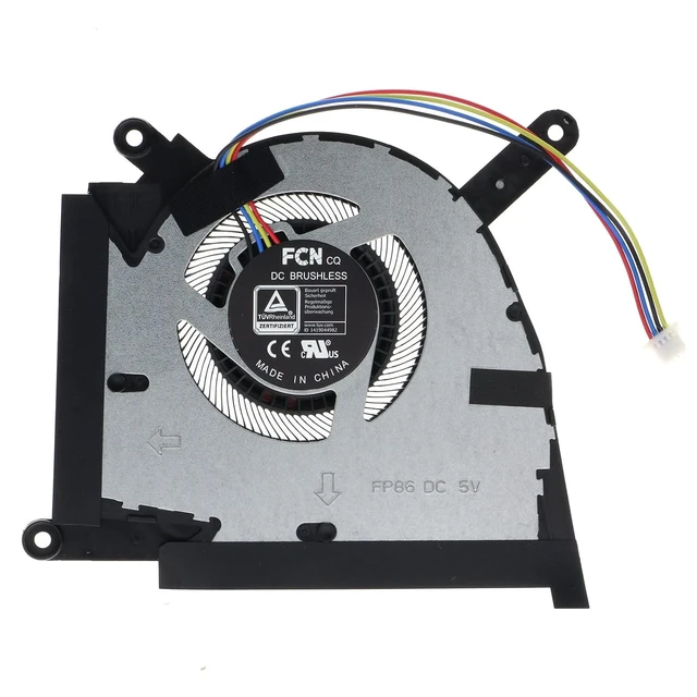 Alt view image 6 of 6 - CPU & GPU Cooling Fan for ASUS TUF Dash F15 FX517ZC FX517ZE FP85 13NR0950P01011 FP86 13NR0950P02011