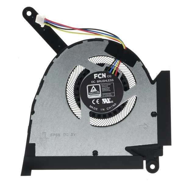 Alt view image 5 of 6 - CPU & GPU Cooling Fan for ASUS TUF Dash F15 FX517ZC FX517ZE FP85 13NR0950P01011 FP86 13NR0950P02011
