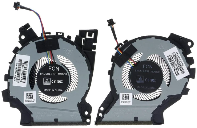 Main image of CPU&GPU Cooling Fan for HP ZBook 15v G5 Mobile Workstation L25223-001 L25224-001