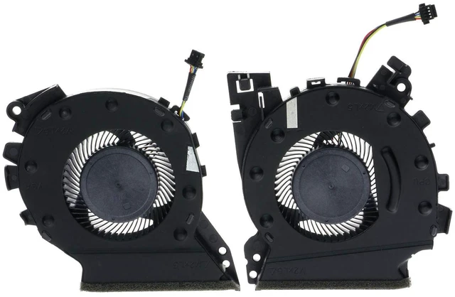 Alt view image 2 of 6 - CPU&GPU Cooling Fan for HP ZBook 15v G5 Mobile Workstation L25223-001 L25224-001