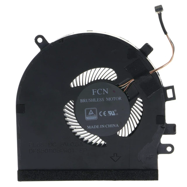 Alt view image 5 of 6 - CPU & GPU Cooling Fan for Razer Blade 15 RZ09-0270 RZ09-02705E75 RZ09-02705E76 RZ09-0300 RZ09-03009E97 RZ09-03006E92 RZ09-03009E76 RZ09-03009E21 RZ09-0328 RZ09-03287E72 RZ09-03287E22 RZ09-03289E21