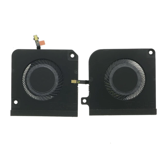Alt view image 2 of 6 - CPU and GPU Cooling Fan Set Replacement for Dell Latitude 7350 Detachable 2-in-1, 0PP32T 0HMHV6 EG50030S1-C230-S9A EG50030S1-C240-S9A, DC 5V 0.5A 4-Pin