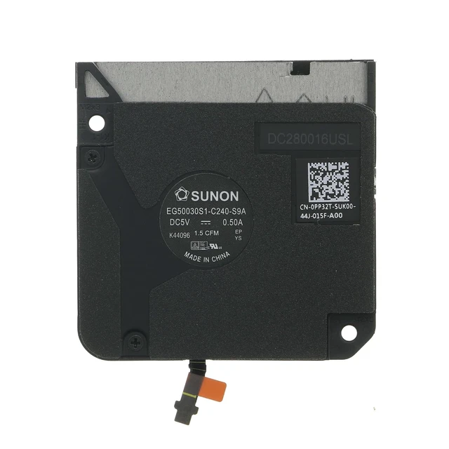 Alt view image 3 of 6 - CPU and GPU Cooling Fan Set Replacement for Dell Latitude 7350 Detachable 2-in-1, 0PP32T 0HMHV6 EG50030S1-C230-S9A EG50030S1-C240-S9A, DC 5V 0.5A 4-Pin