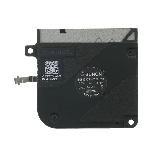 Alt view image 4 of 6 - CPU and GPU Cooling Fan Set Replacement for Dell Latitude 7350 Detachable 2-in-1, 0PP32T 0HMHV6 EG50030S1-C230-S9A EG50030S1-C240-S9A, DC 5V 0.5A 4-Pin