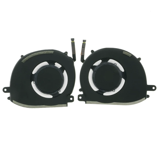 Alt view image 2 of 6 - CPU and GPU Cooling Fan Pair for Dell XPS 13 9340 9345 9350, Fits 01R0HN 0CJF8H, DC 5V 0.5A