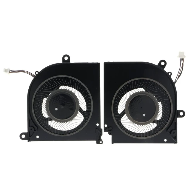 Alt view image 2 of 6 - CPU&GPU Cooling Fan for MSI Stealth 15M A11UEKV-009US MS-1563 BS5405HS-U4W BS5405HS-U4X